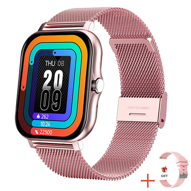 Drune Smart Uhr Schrittzähler Herzfrequenzüberwachung Bluetooth Anruf