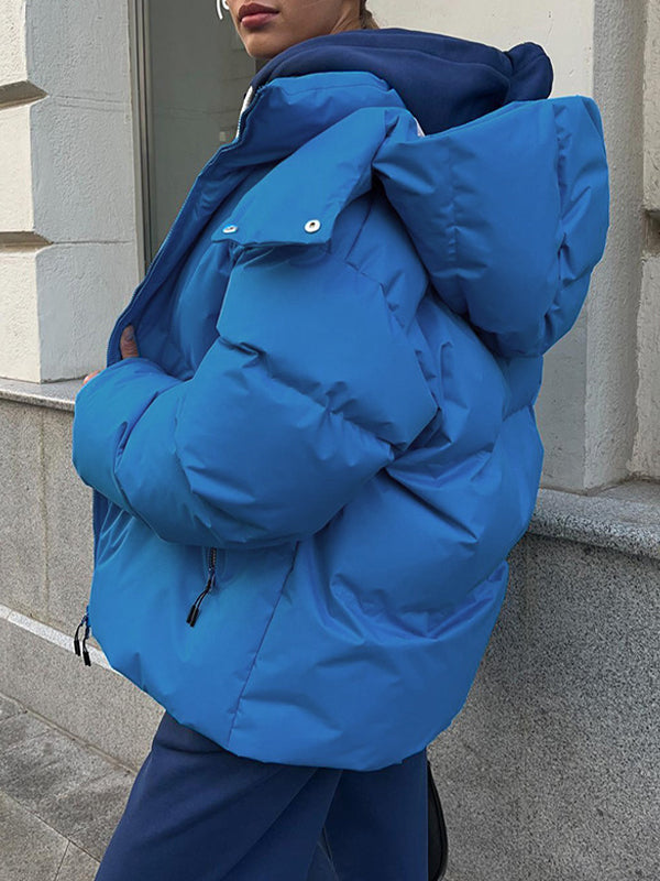 Drune | Warme Pufferjacke mit Kapuze für Damen