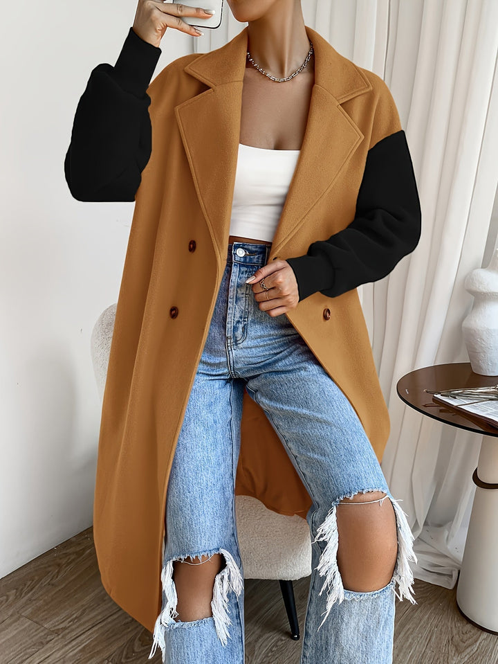 Drune | Trenchcoat mit Gürtel-Detail und mittellangem winddichtem Design für Damen - Ideal für Herbst