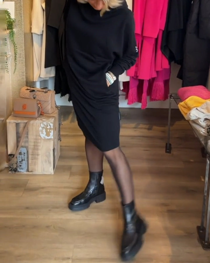 Drune | Kleid mit Kapuze und Taschen