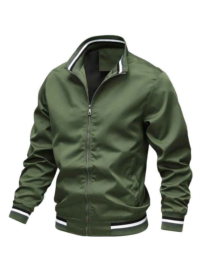 Drune | Stylische Bomberjacke mit Rippkragen für Herren
