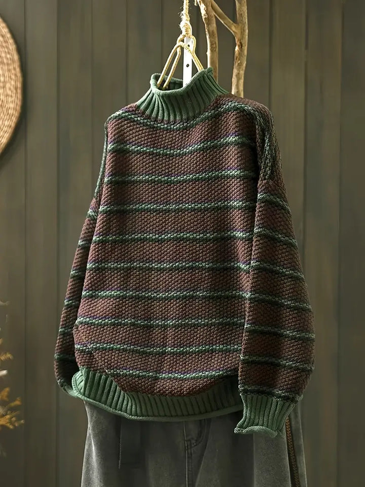 Drune | Streifen Strickpullover