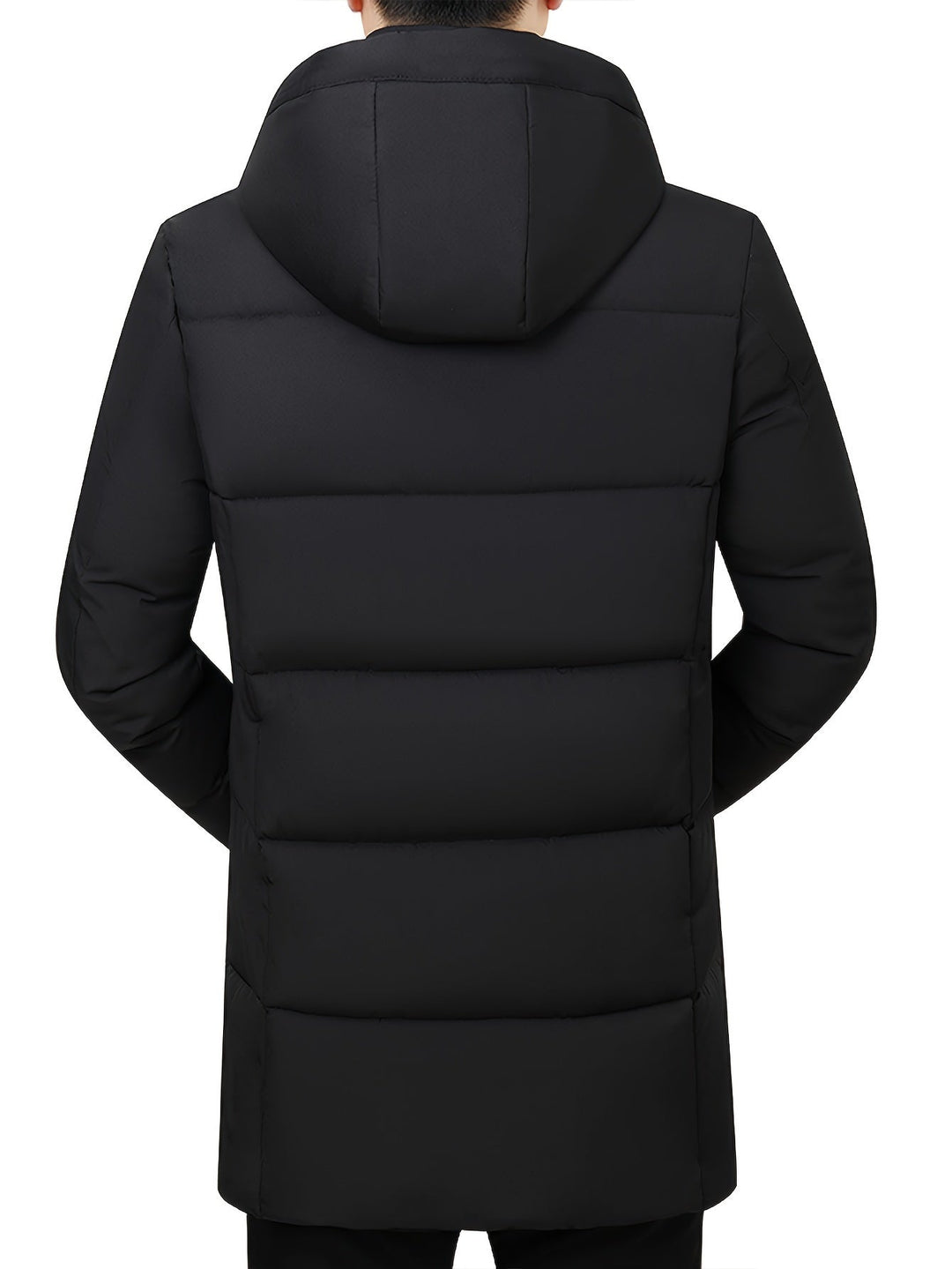 Drune | Winterjacke mit Kapuze - Warme, Winddichte & Wasserdichte Steppjacke mit Reißverschluss und Taschen