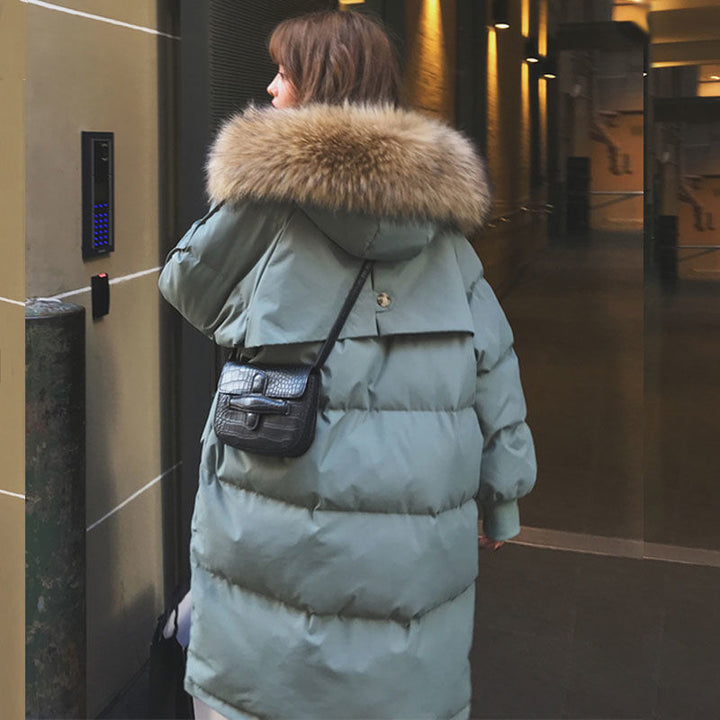 Drune | gepolstertes Jacket mit Pelzkragen für Damen - Diana