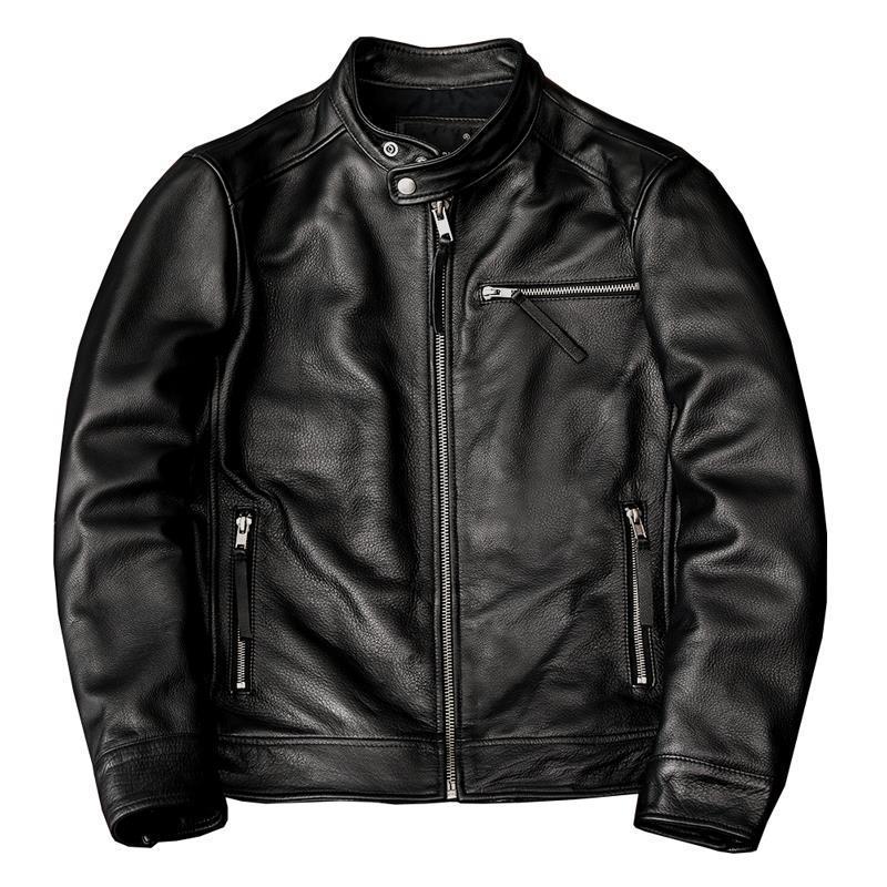 Drune | Herren Leder Bomberjacke