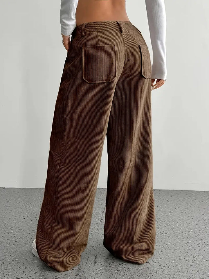 Drune | Cordhose mit weitem Bein