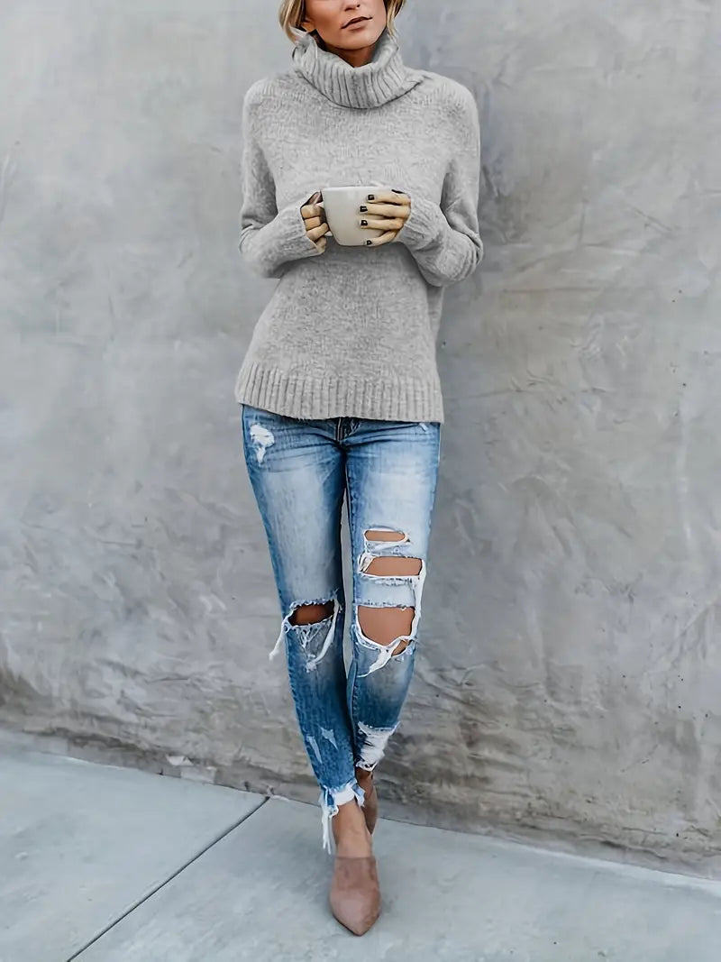 Drune | Pullover mit Rollkragenpullover