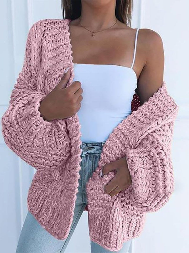 Drune | Chunky Strickcardigan Weich und Warm Trendiger Komfort