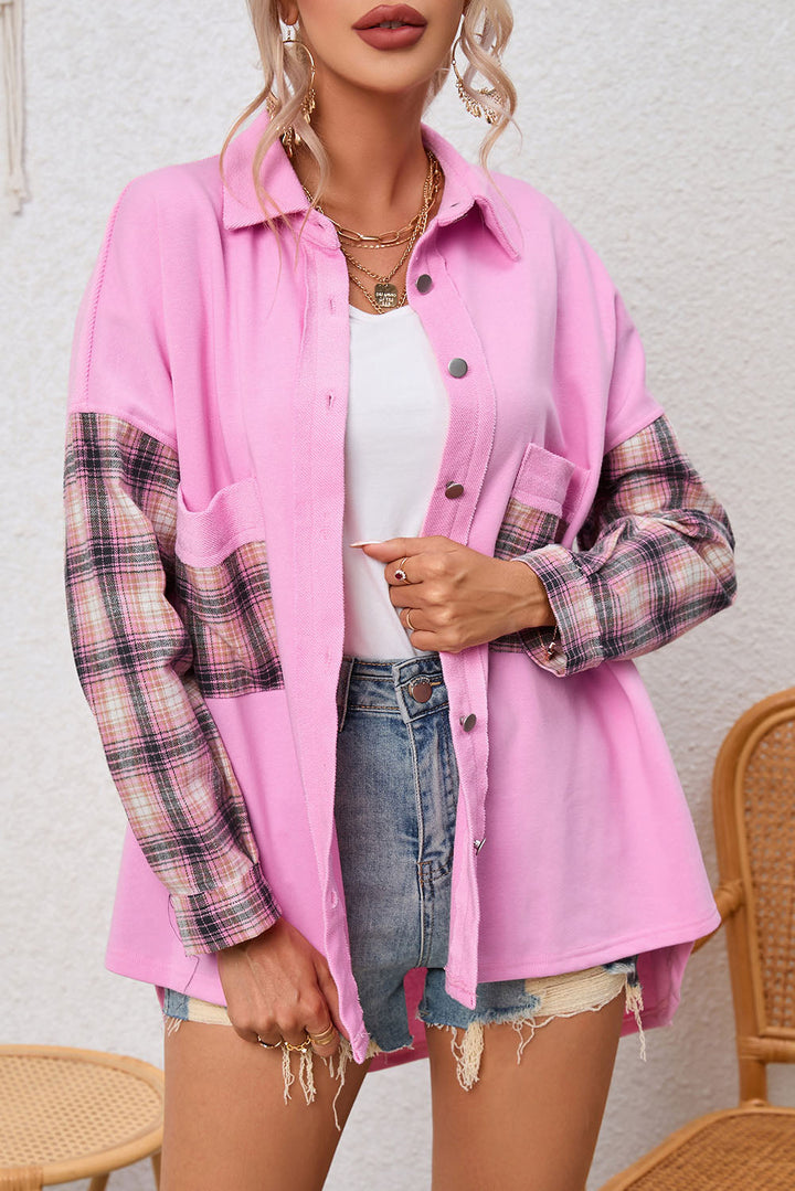 Drune | Gepunktete Flanellhemden Polyester und Baumwolle Einzigartiger Look