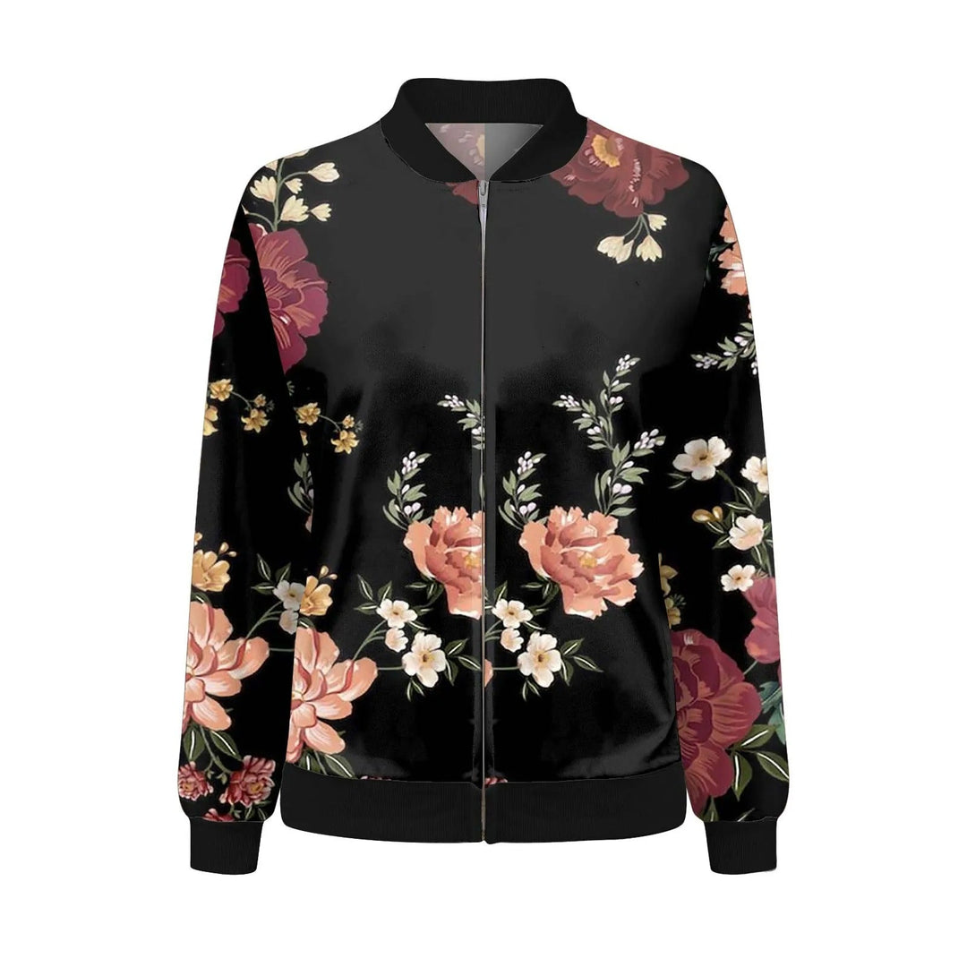 Drune | Damen Sommerjacke mit Feinem Blumenmuster