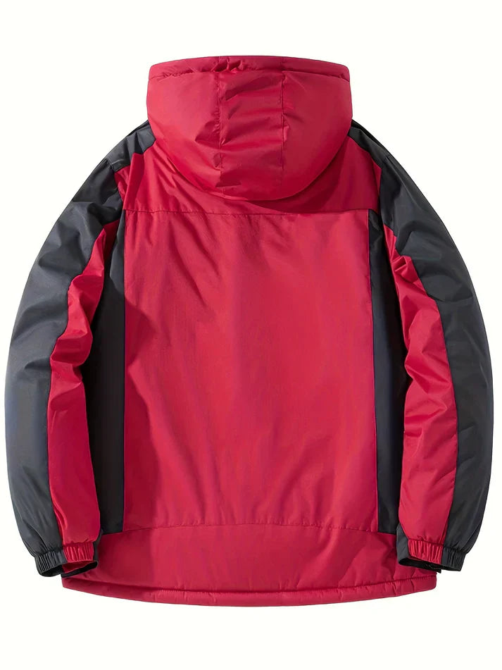 Drune | Knopfverschluss Fleece Klappen Tasche Winter Jacke Für Herren - Perfekt für Outdoor-Aktivitäten