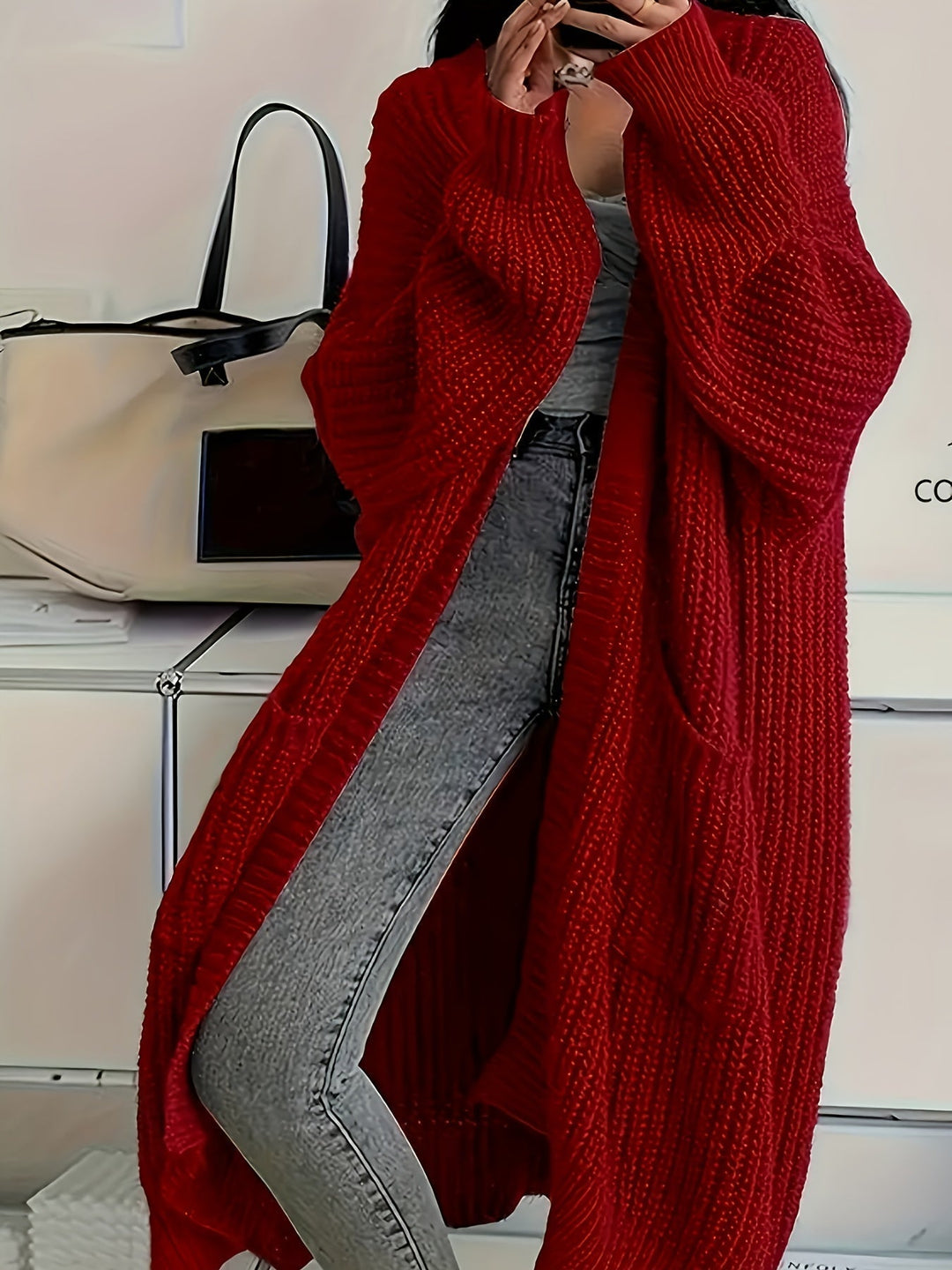 Drune | Cozy knit cardigan with belt for women