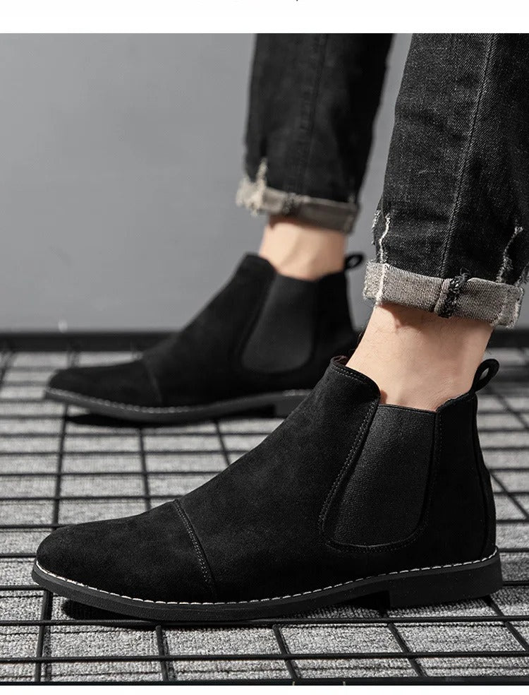 Drune | Wildleder Chelsea Boots Für Herren Stilvoll & Nachhaltig
