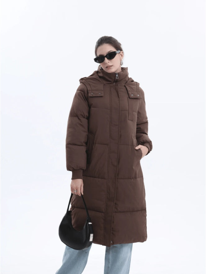 Drune | Lange Steppjacke für Damen