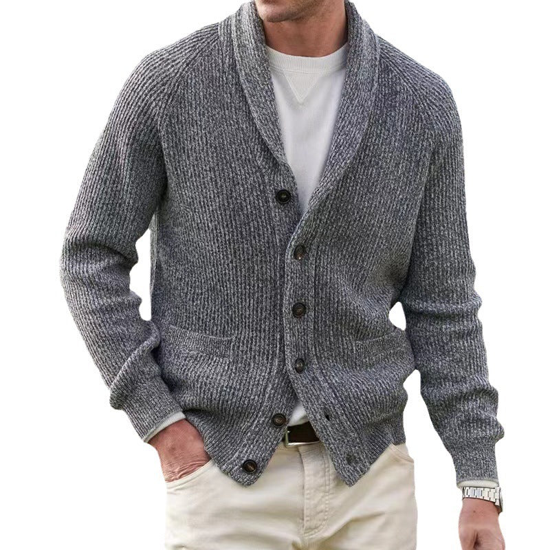 Drune | Klassische Wollstrickjacke für Männer