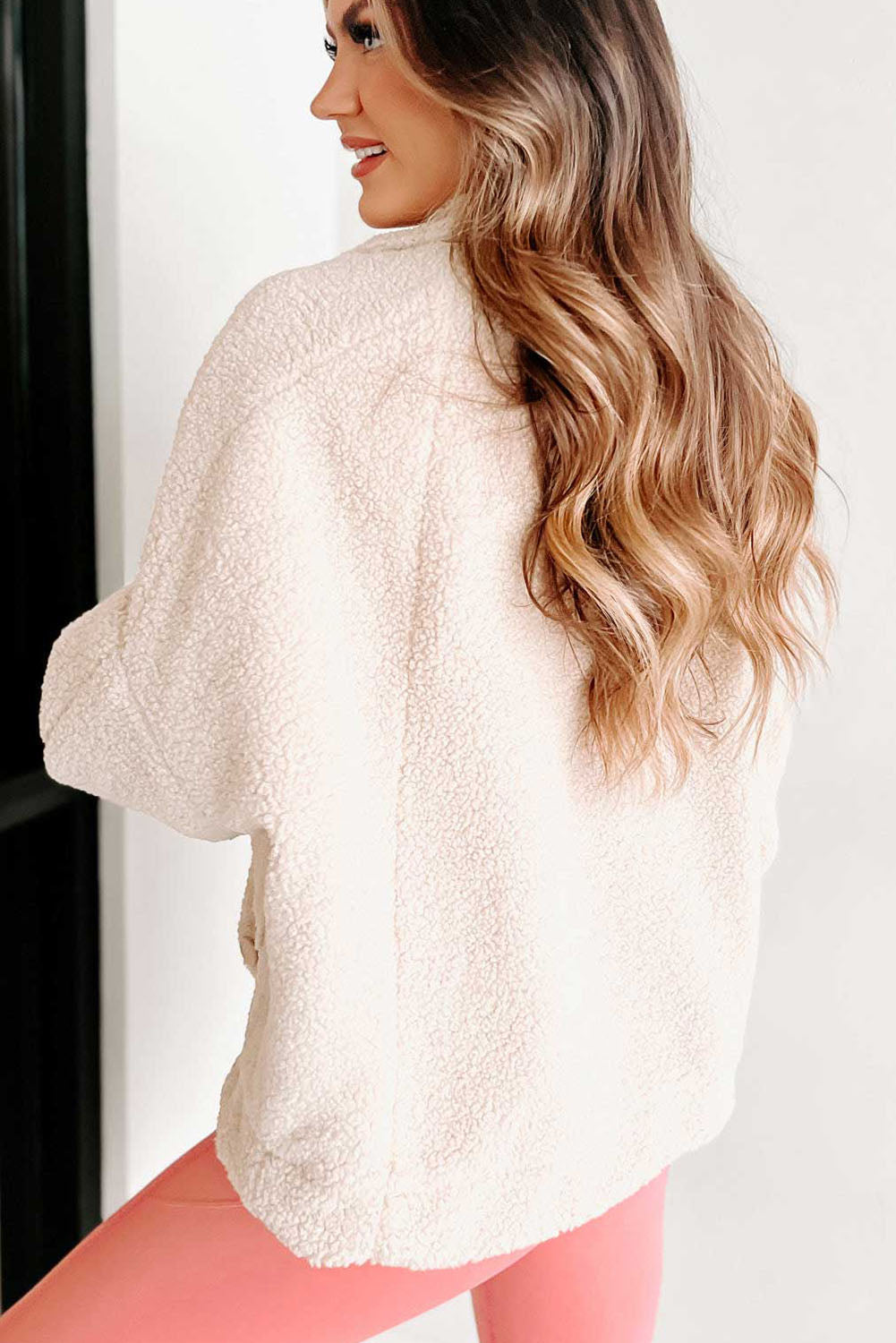 Drune | Weiche Teddyjacke mit Taschen Komfortabel und Trendy Perfekt Für Den Alltag