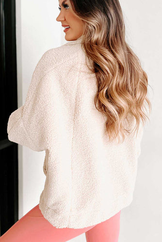 Drune | Weiche Teddyjacke mit Taschen Komfortabel und Trendy Perfekt Für Den Alltag