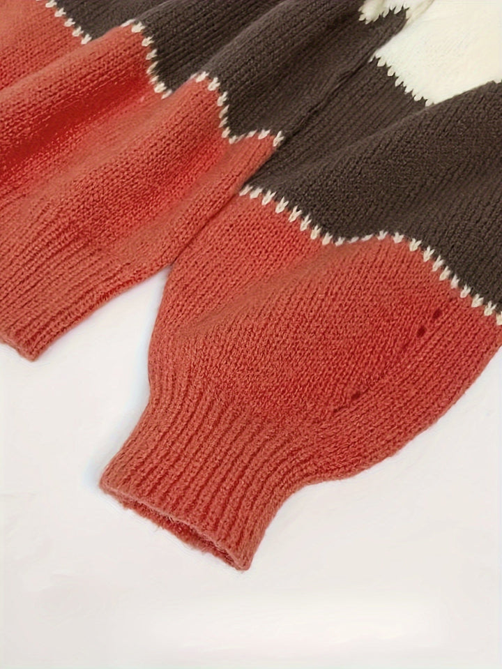 Drune | Farbblock Pullover