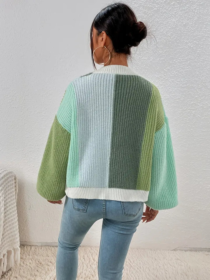 Drune | Block Strickjacke