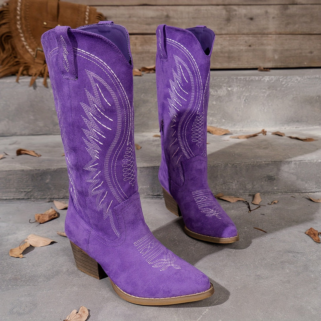 Cowboystiefel Aus Wildleder Bella Drune