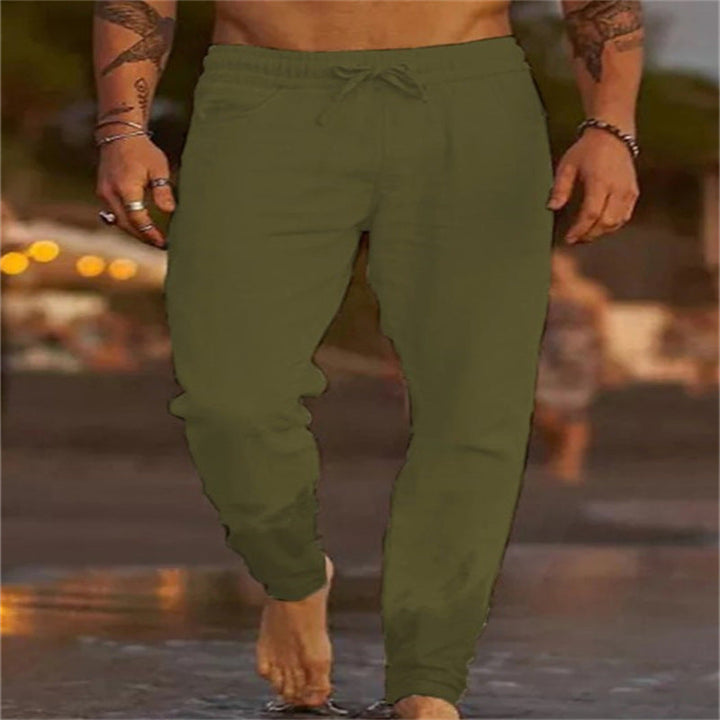 Drune | Lässige Leinenhose Für Herren
