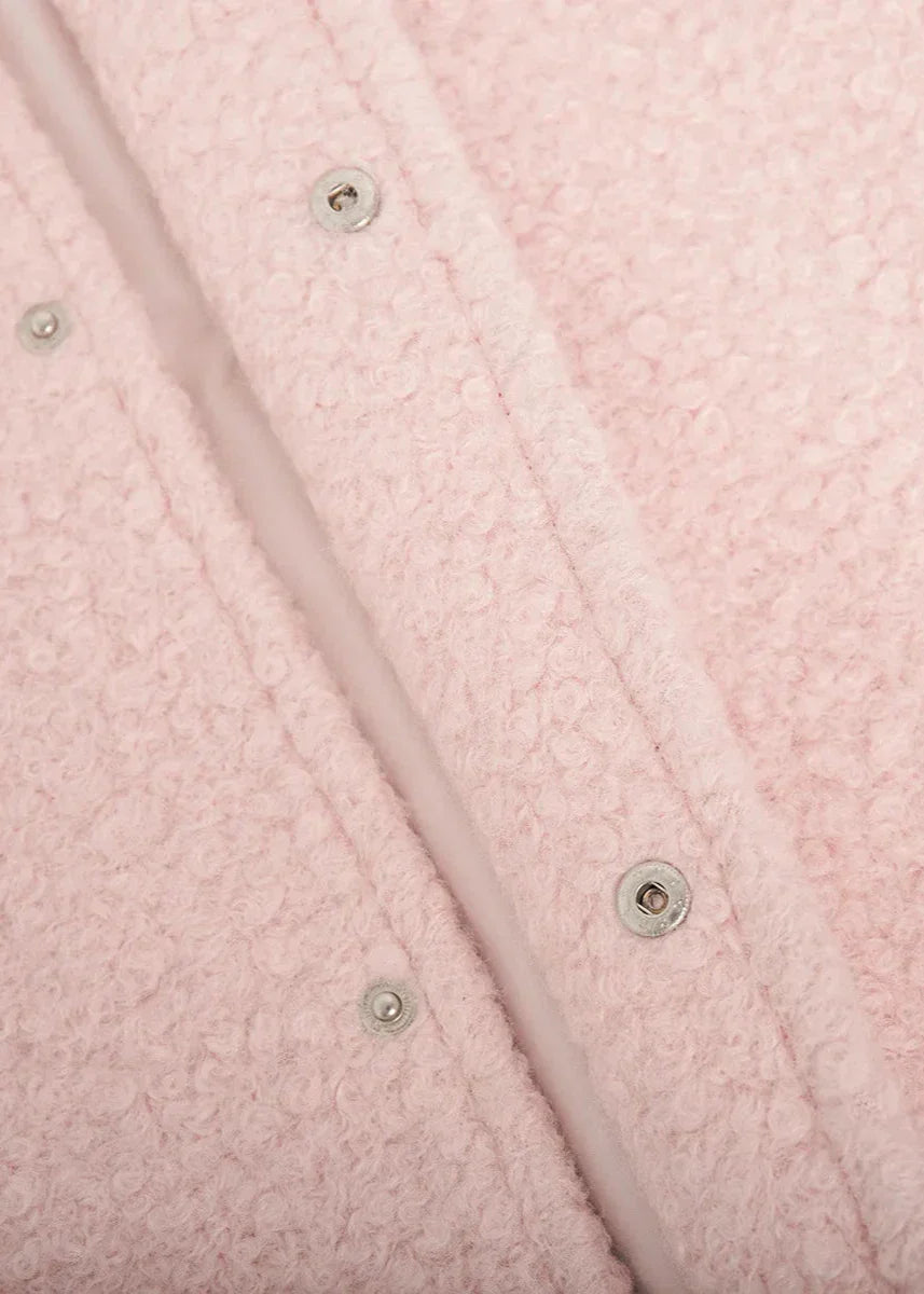 Drune | Rosa Drop Shoulder Stehkragenjacke