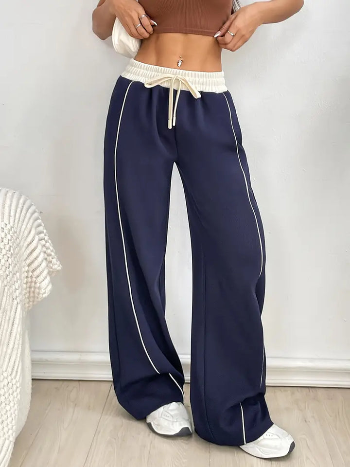 Drune | Bequeme Weitbein Jogginghose Mit Stretch Für Damen
