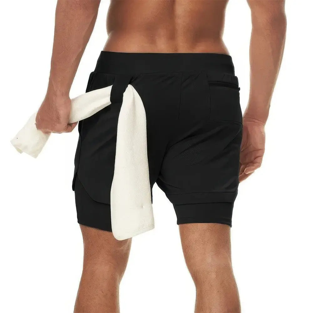 Drune | Camo 2 in 1 Schnell Trocknende Sporthose