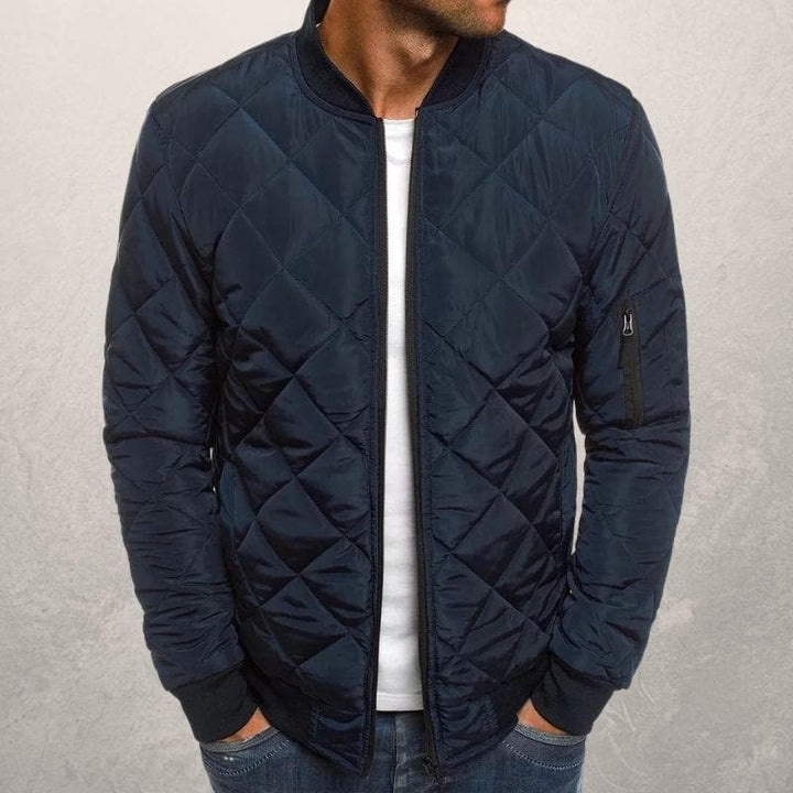 Drune | Bomberjacke diamantgequiltete Utility Bomberjacke