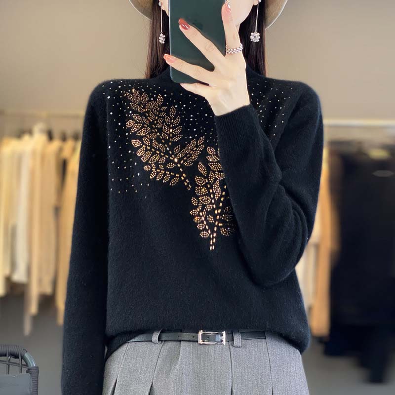 Drune | Strickpullover mit Schönem Blattmuster