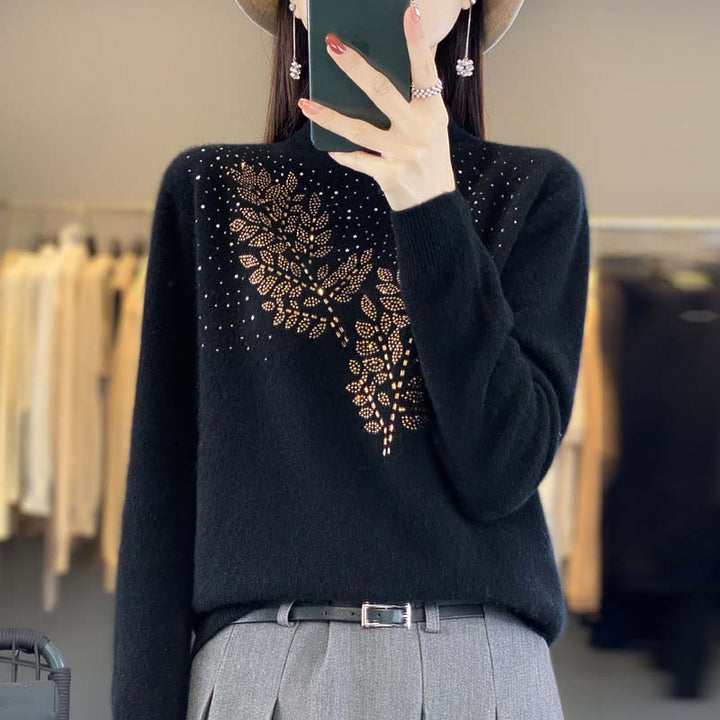 Drune | Strickpullover mit Schönem Blattmuster