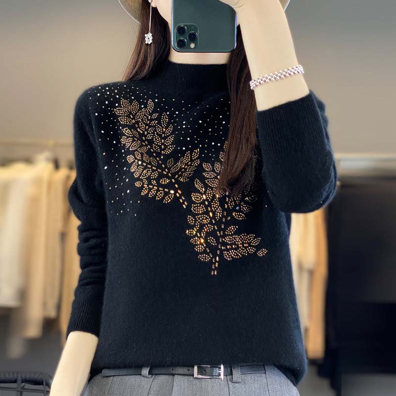 Drune | Strickpullover mit Schönem Blattmuster