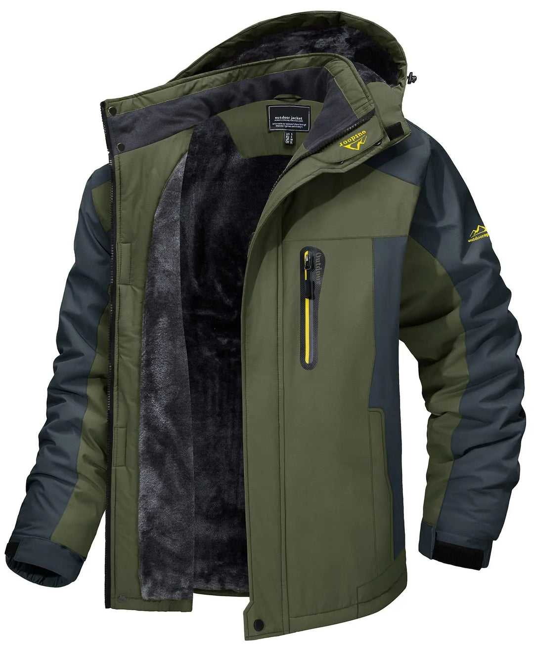 Drune | Wasserdichte Jacke mit Fleece-Futter