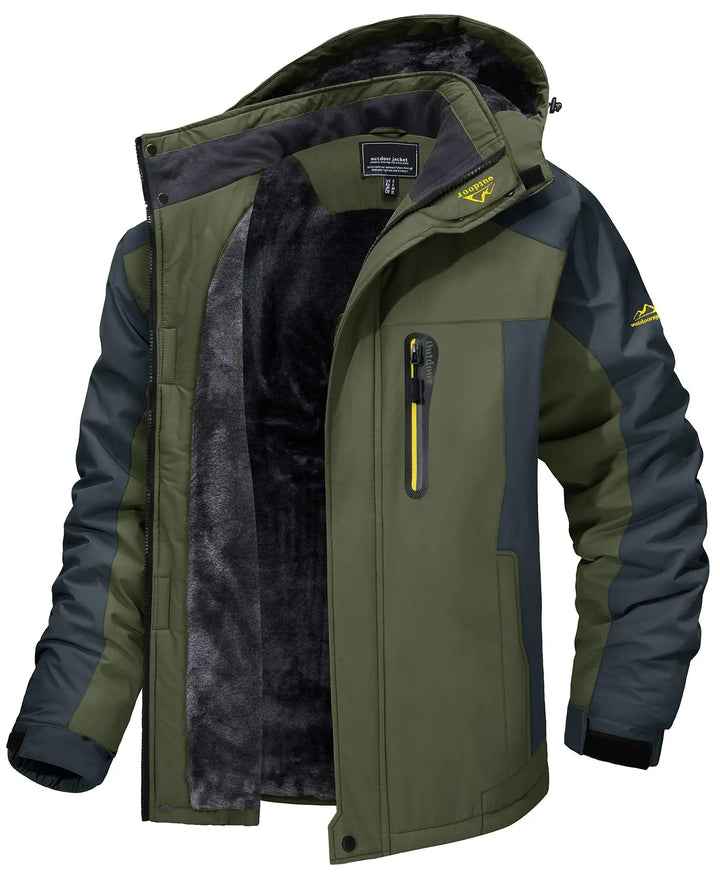 Drune | Wasserdichte Jacke mit Fleece-Futter