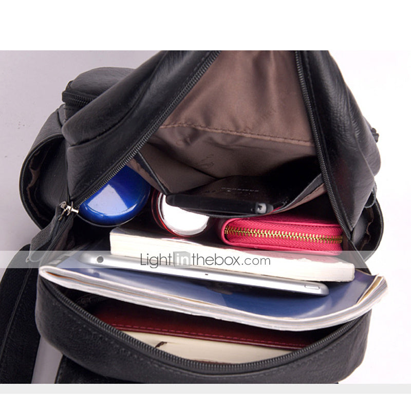 Drune | Weinlese Leder Damen Rucksack