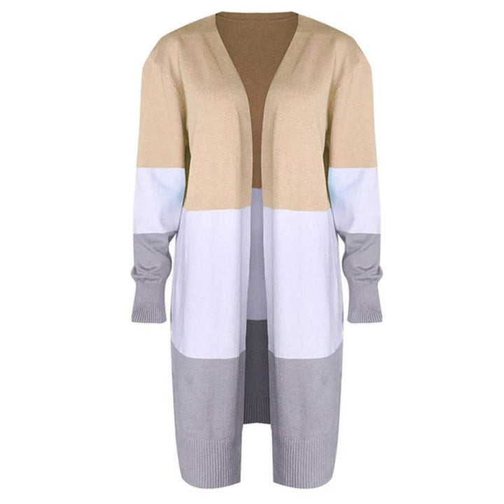 Drune | Strickjacke mit Farbblock und offener Front