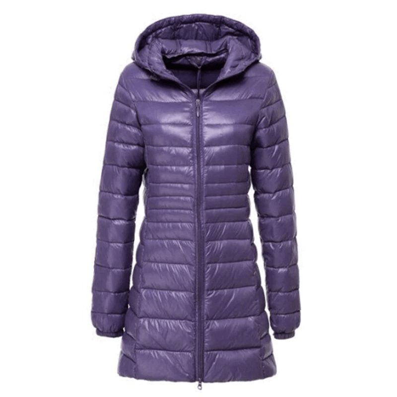 Drune | Damen Leichte Lange Daunenjacke