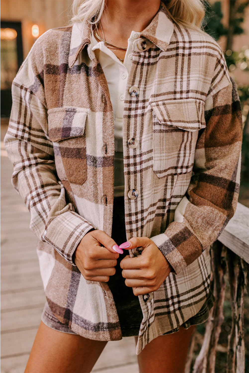 Drune | Lässiges Karierter Overshirt Zeitloses Design und Komfort Perfekt Für Layering