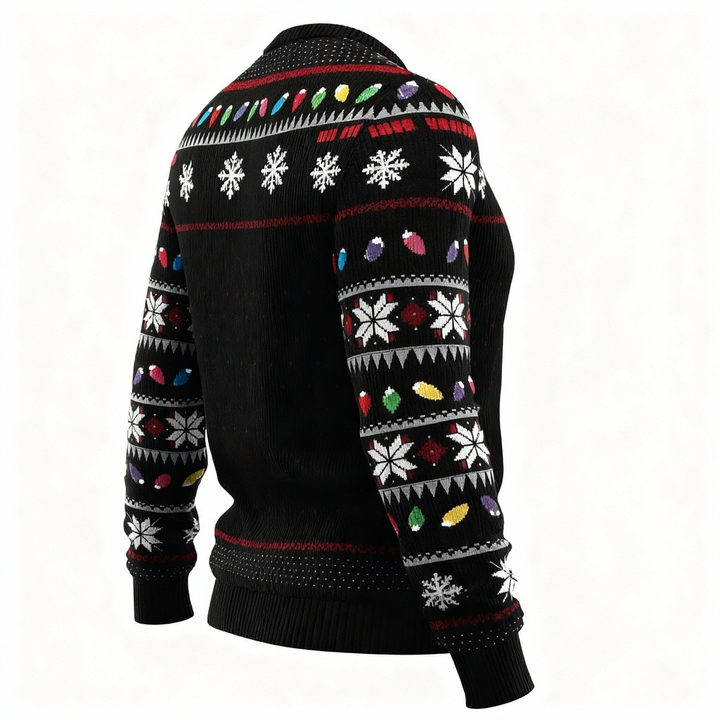 Drune | Weihnachtsgansdruck - Hässliches Weihnachtsikonen-Mash-Up Hässlicher Pullover
