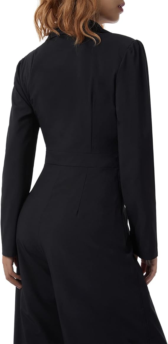 Drune Langärmeliger Jumpsuit mit schmaler Passform für Frauen