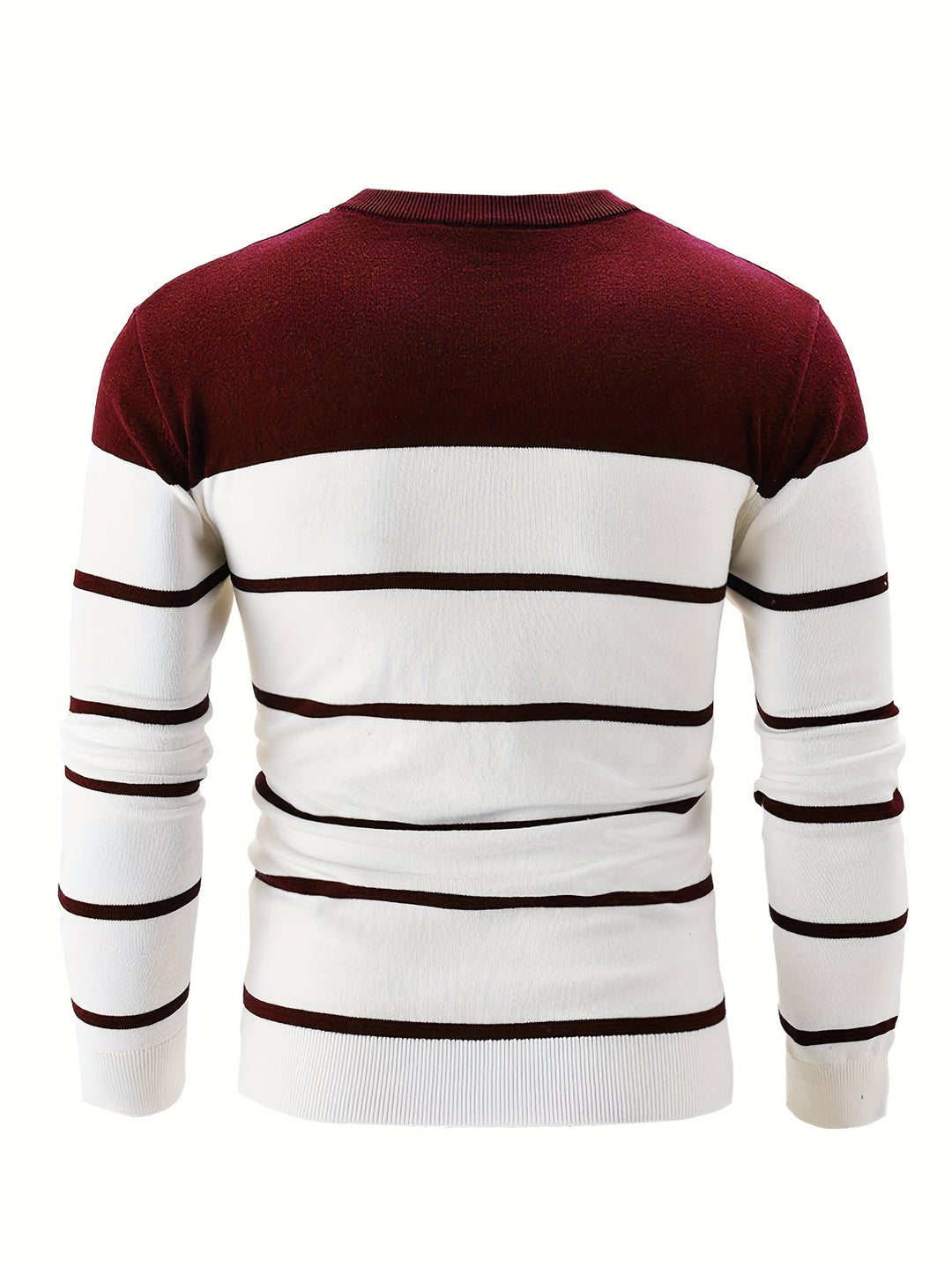 Drune | Gestreifter Pullover Baumwolle Klassisch und Komfortabel