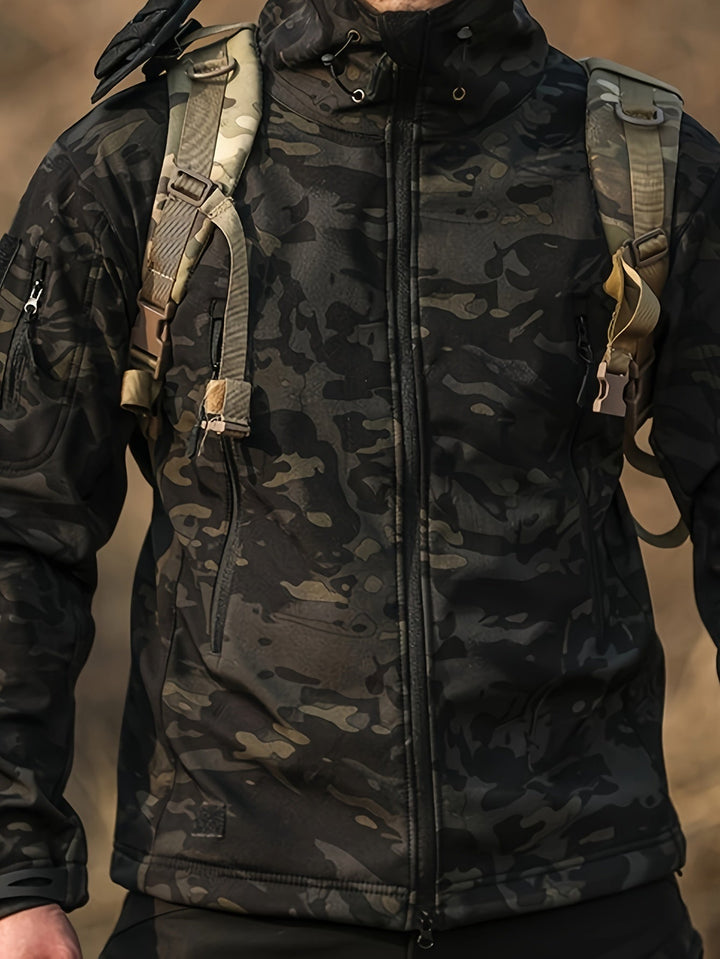 Drune | Softshell-Tarn-Outdoorjacke Wasserdicht Winddicht Für Herren - Perfekt für Outdoor-Aktivitäten