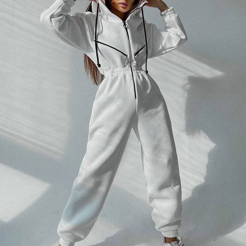 Drune | Damen Hoodie Zweiteiliges Set für Alltag und Freizeit