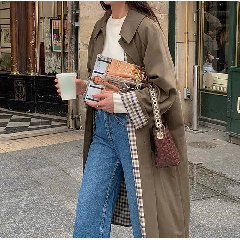 Drune | Eleganter Trenchcoat für Frauen Herbstausgabe