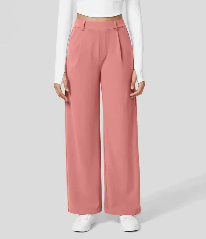 Drune | Damenhose mit weitem Bein - High Waist, Business & Casual geeignet