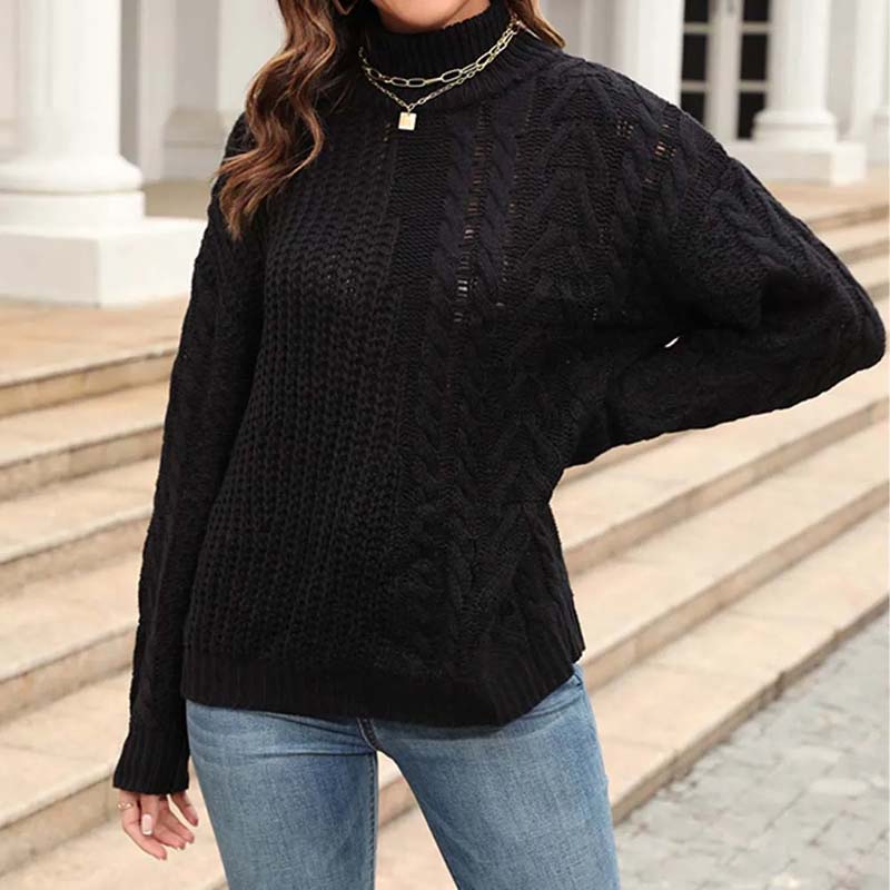 Drune | Pullover Aus Gedrehtem Strick mit Stilvollem Look