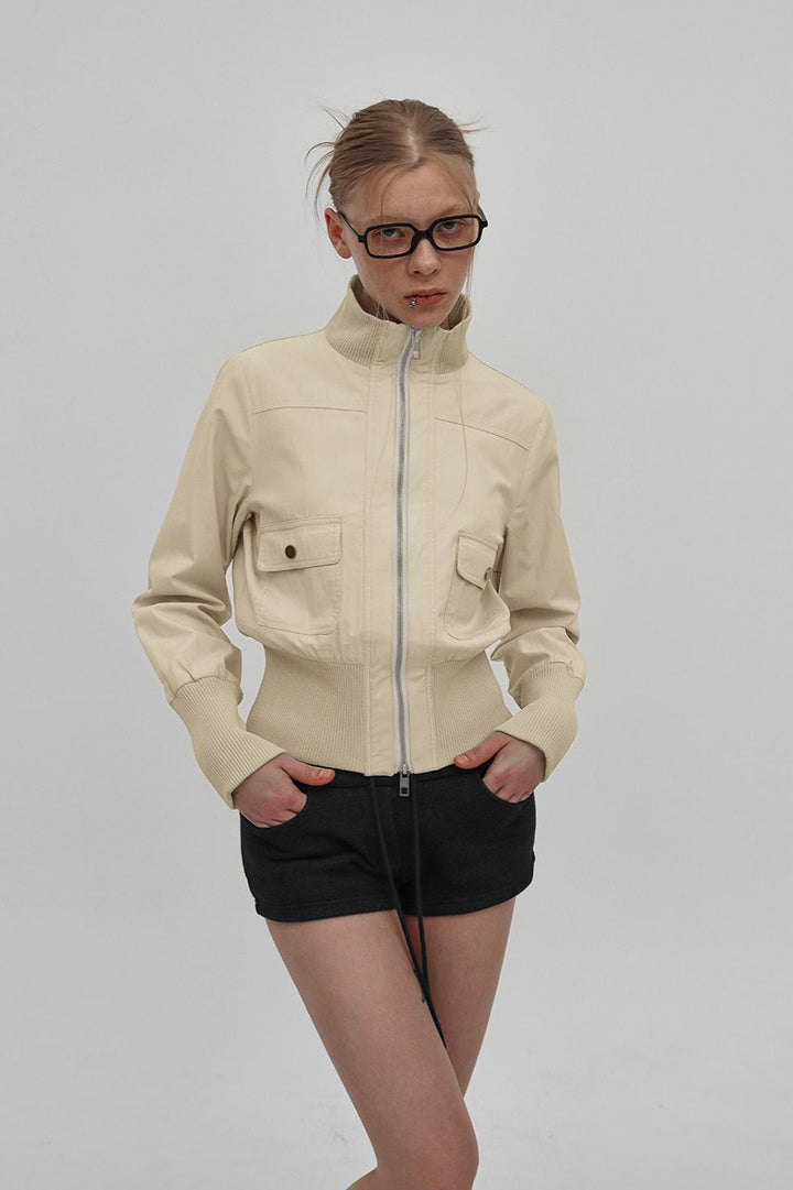 Drune | Gürteltaschenjacke mit Reißverschluss