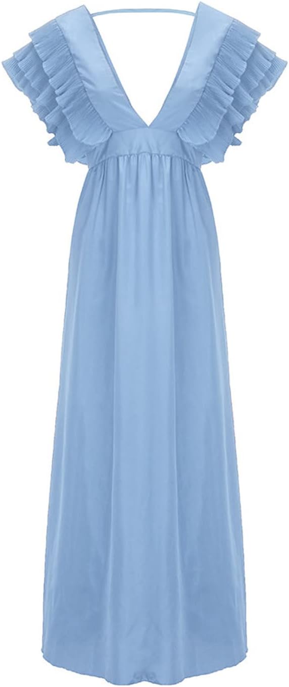 Drune - Elegantes Kleid mit gerafften Ärmeln