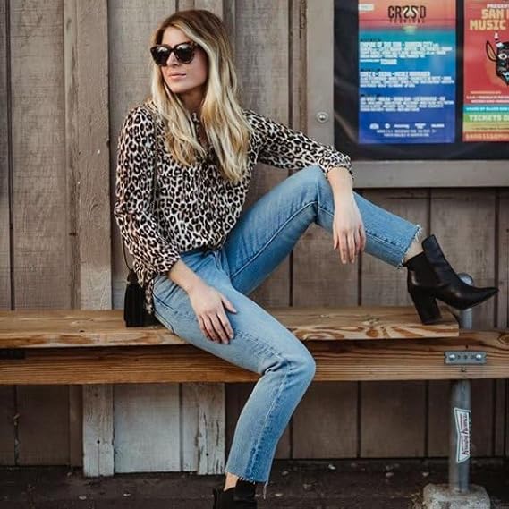 Drune | Trendige Bluse Im Leo-Muster
