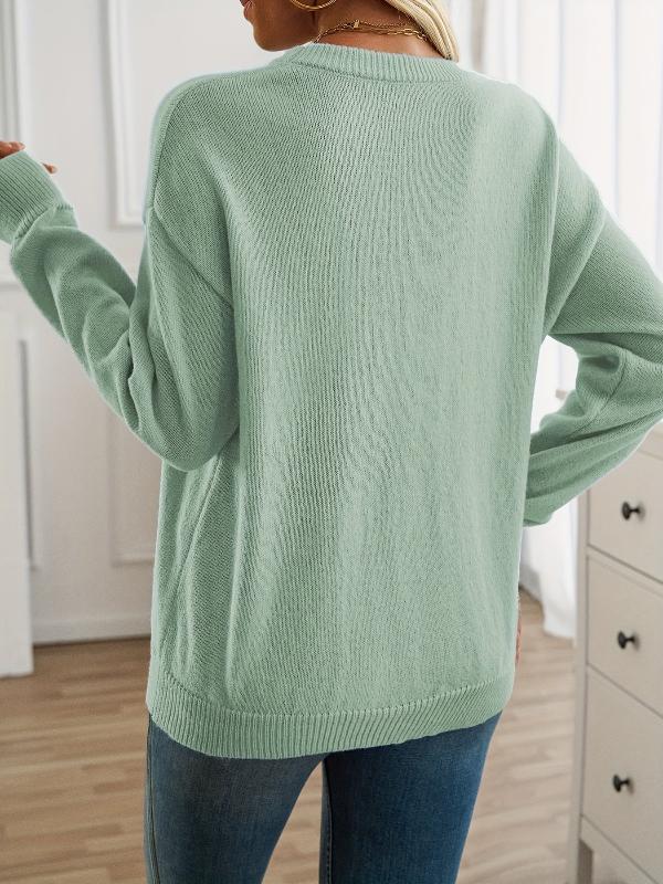 Drune | Strickpullover mit Nähdetail Lockere Passform Weich und Modern